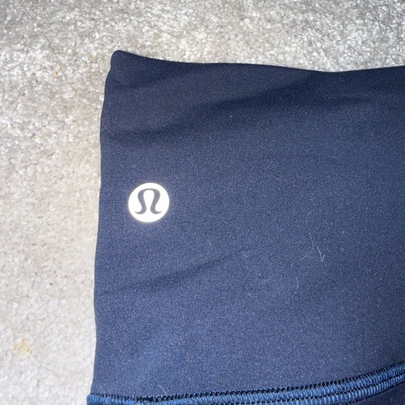 Lululemon Athletica Navy Wunder Under Leggings - Picture 3 of 3